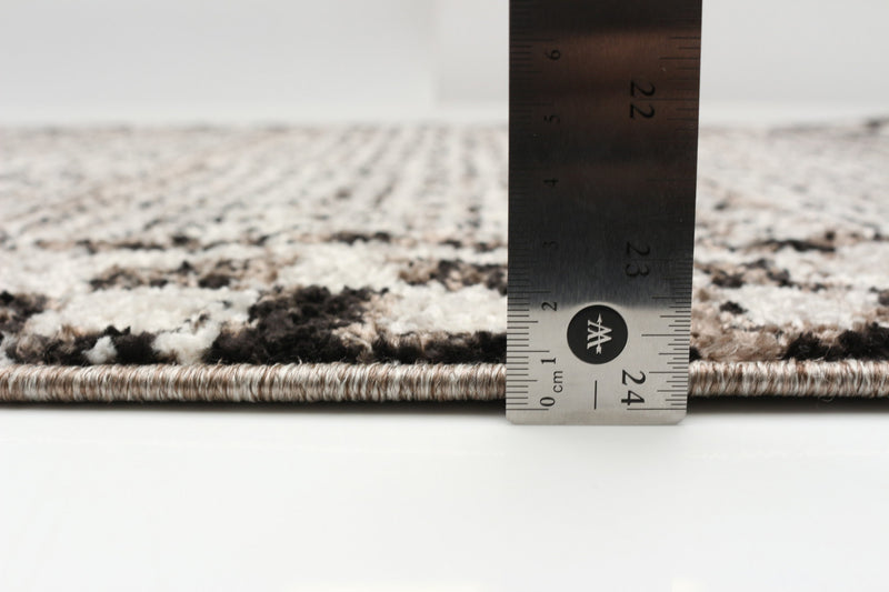  Carpette Vera Quattro ivoiregrise - 2 pi 7 po x 8 pi 4 po