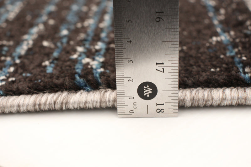 Carpette Aya gris-bleu - 3 pi 11 pox 5 pi 7 po