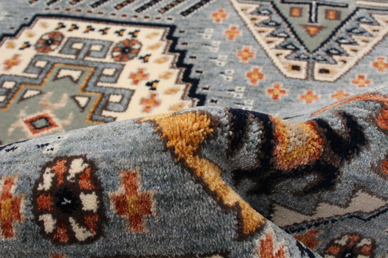 Carpette Quincy bleu - 2 pi 8 pox 10 pi