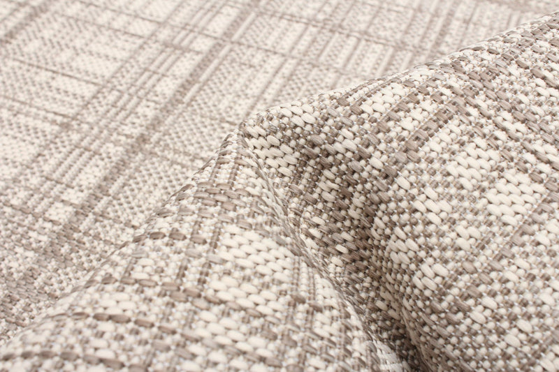 Carpette Panthea ivoire - 4 pi 4 po x 6 pi 5 po