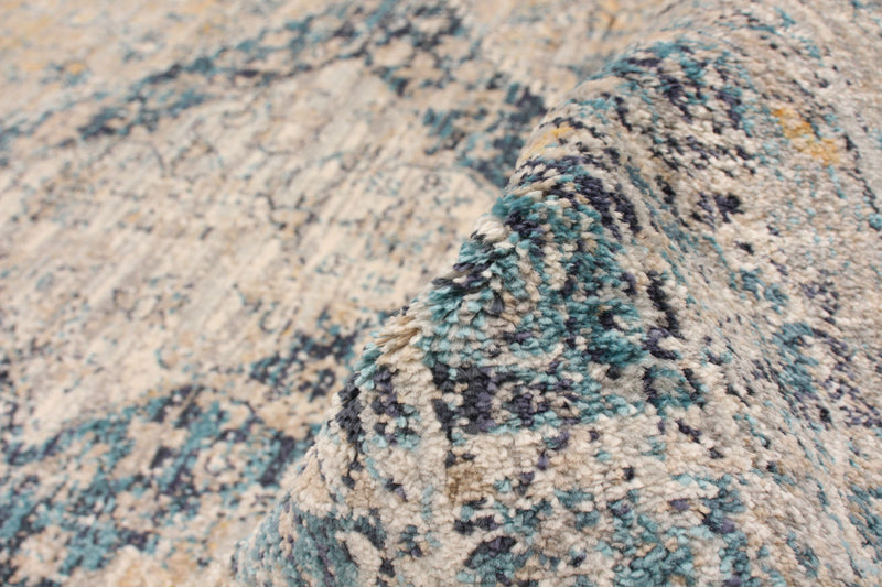Carpette Bolivar Bijar bleu - 5 pi 0 pox 8 pi 0 po