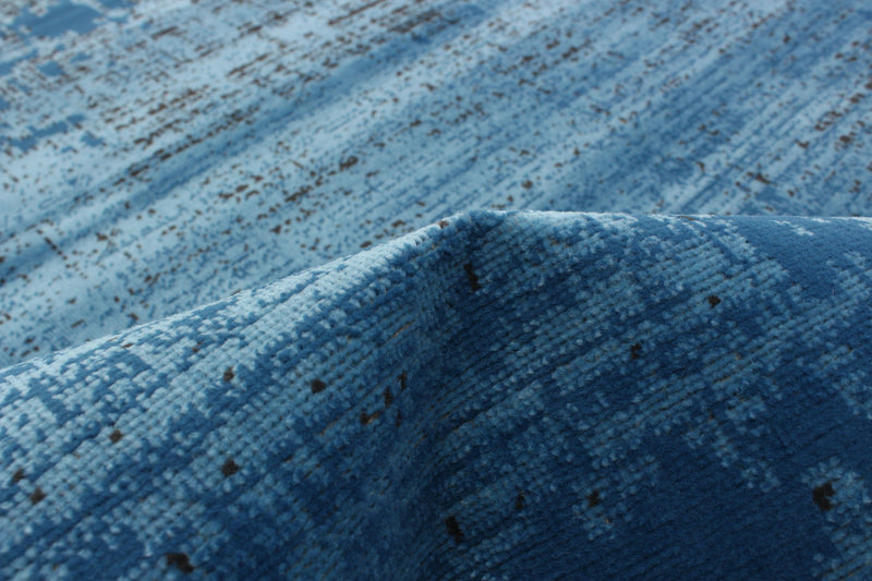Carpette Janaki bleue 6 pi 7 po x 9 pi 6 po