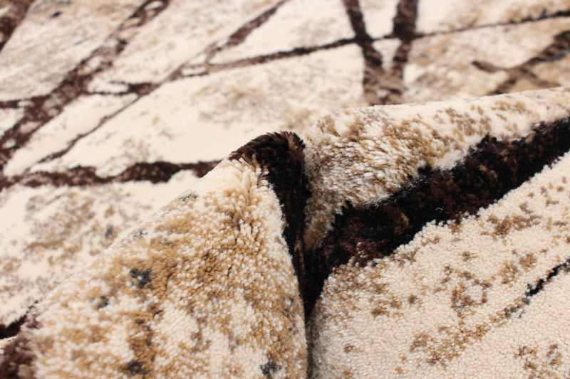 Carpette Cherokee doréechocolat - 7 pi 10 po x 10 pi 2 po