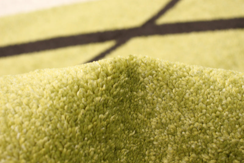 Carpette Carson crème-verte - 3 pi 11 pox 5 pi 7 po
