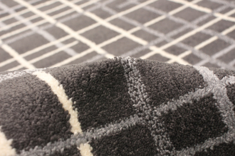 Carpette Taite anthracite - 3 pi 11 pox 5 pi 7 po