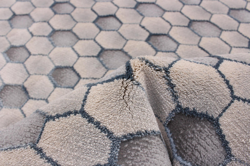 Carpette Ranger grise/bleue 6 pi 7 po x 9 pi 6 po