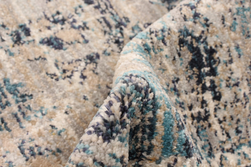 Carpette Bolivar Bijar gris - 5 pi 3 pox 7 pi 6 po