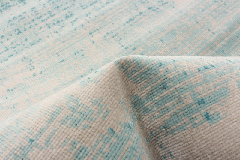 Carpette Janaki bleu sarcelle 2 pi 8 po x 4 pi 11 po