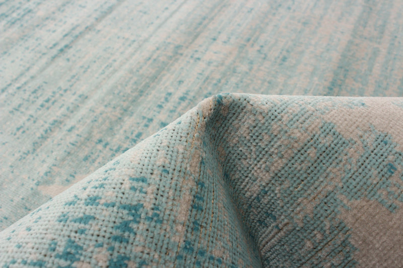 Carpette Janaki bleu sarcelle 6 pi 7 po x 9 pi 6 po