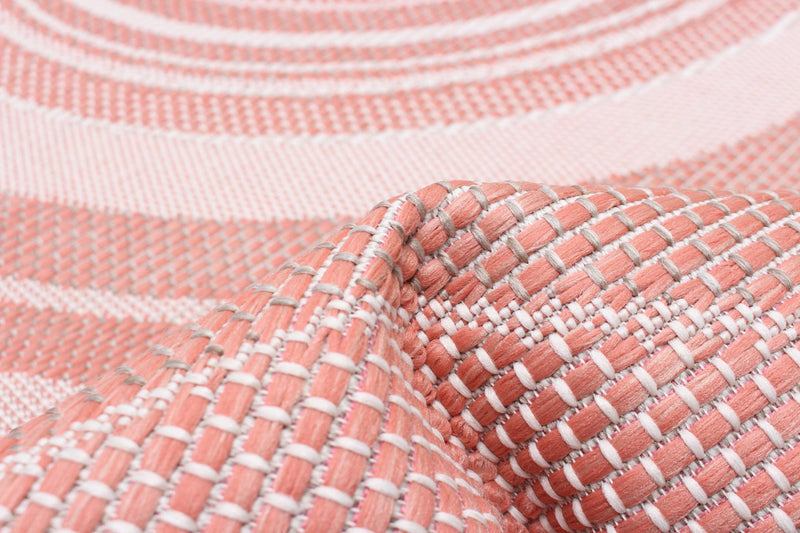 Carpette Neisha Modern corail 6 pi 7 po x 9 pi 6 po