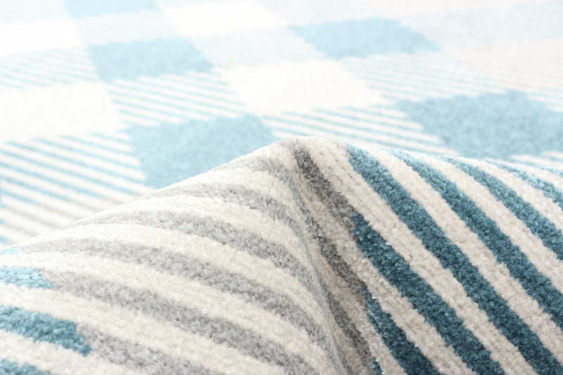 Carpette Kors grise lavable à la machine - 3 pi 0 po x 5 pi 0 po