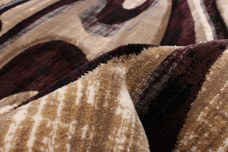 Carpette Allonah bleue - 6 pi 7 po x 9 pi 6 po