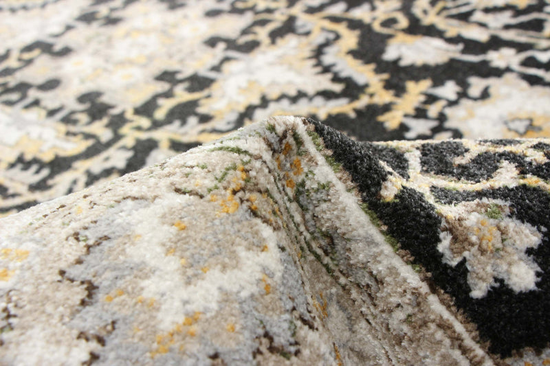 Carpette Legacy noire lavable à la machine - 5 pi 0 po x 7 pi 0 po