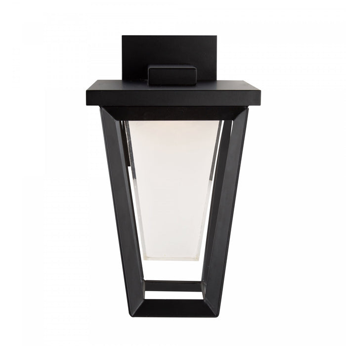 Applique murale Waterbury noire à DEL de 10 W pour l'extérieur