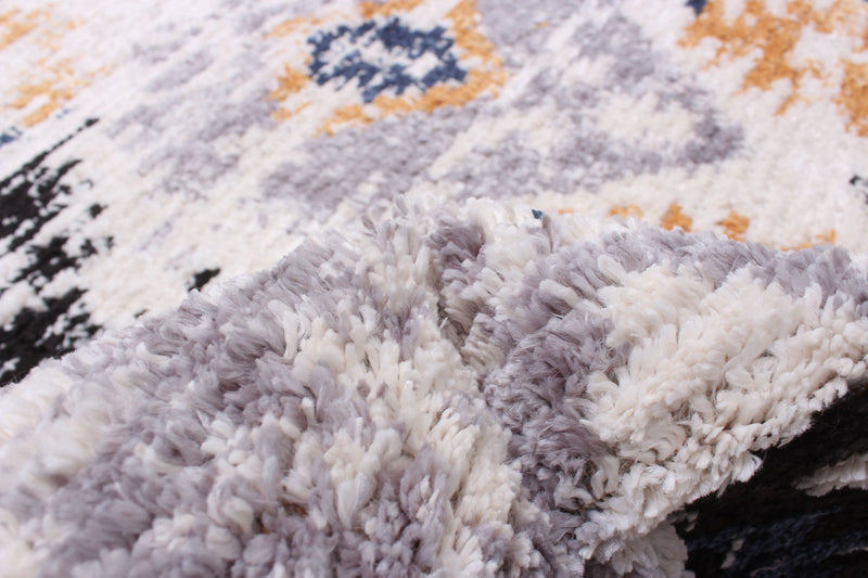Carpette Paloma Kashkuli blanche - 8 pi 0 po x 10 pi 0 po