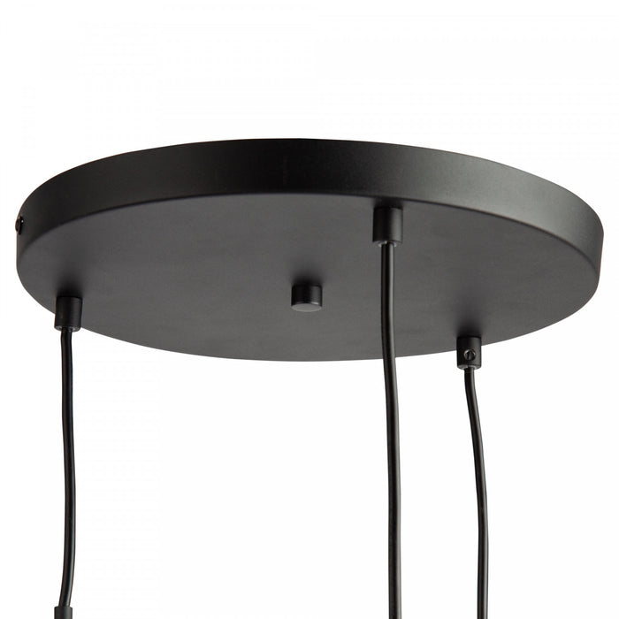 Luminaire suspendu Pinpoint noir à 3 ampoules