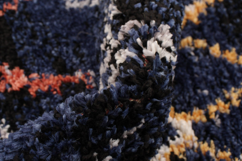 Carpette Makondo Classic bleu marin - 5 pi 3 pox 7 pi 3 po