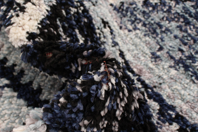 Carpette Makondo Abstract bleu - 5 pi 3 pox 7 pi 3 po