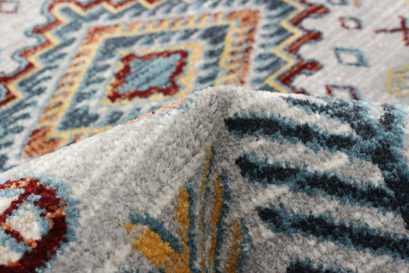 Carpette Gypsy grise lavable à la machine - 2 pi 6 po x 8 pi 0 po