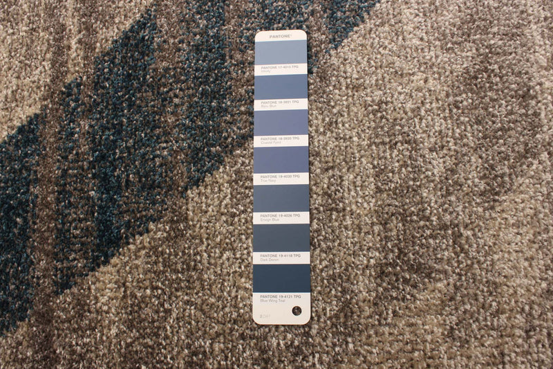 Carpette Korra ivoirebleu 6 pi 7 po x 9 pi 6 po