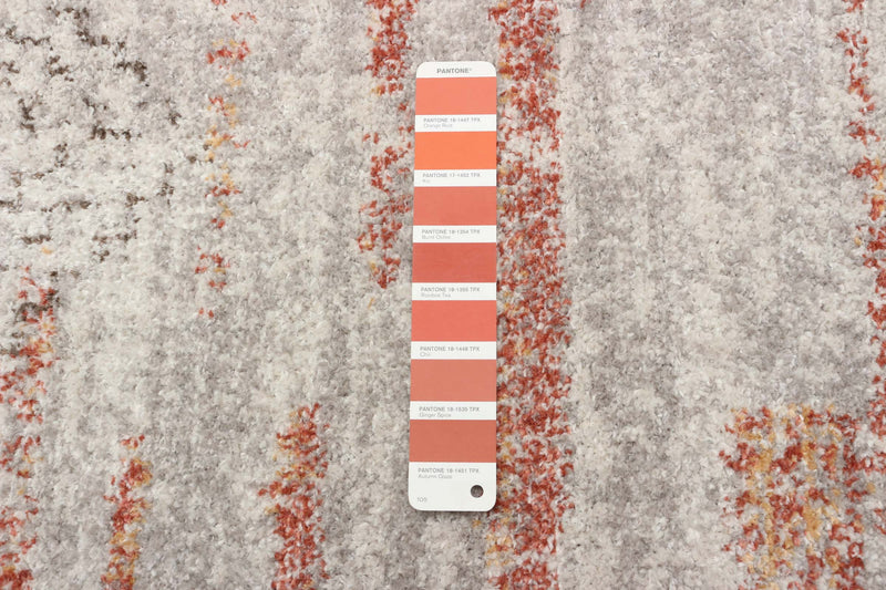  Carpette Vera Aztec ivoirecuivre - 2 pi 7 po x 8 pi 4 po