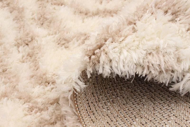 Carpette Agalia Abstract ivoire-beige - 5 pi 3 pox 7 pi 3 po