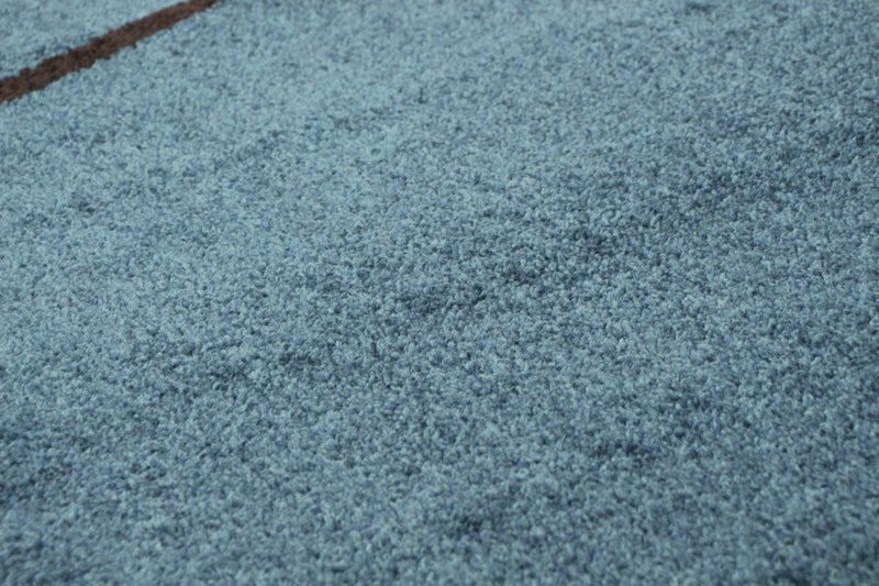 Carpette Carson bleu - 3 pi 11 pox 5 pi 7 po