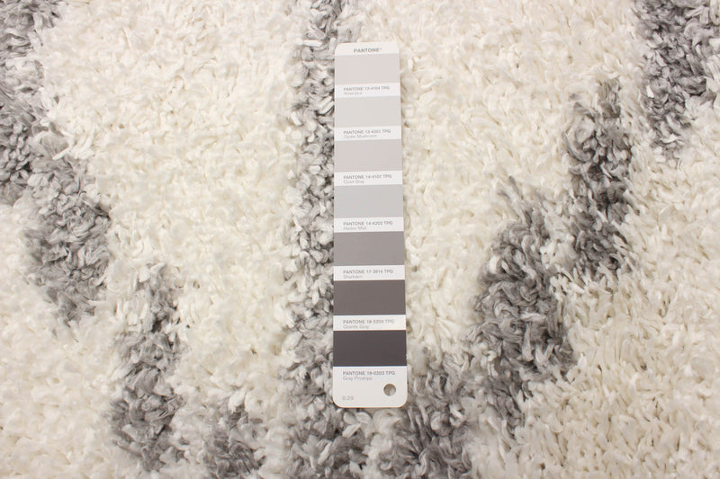 Carpette à poil long Helma Liv crème 6 pi 7 po x 9 pi 6 po