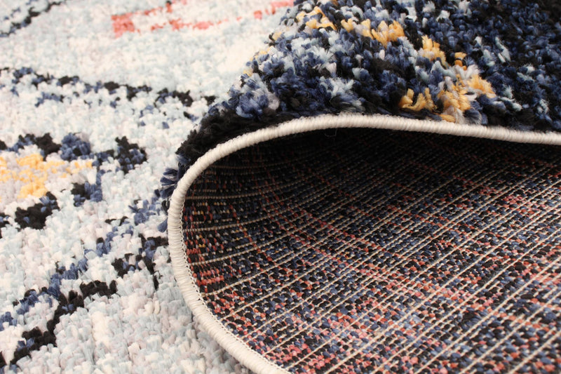 Carpette Makondo Classic bleu - 5 pi 3 pox 7 pi 3 po