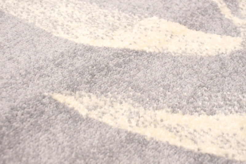 Carpette Palta argent-anthracite - 3 pi 11 pox 5 pi 7 po