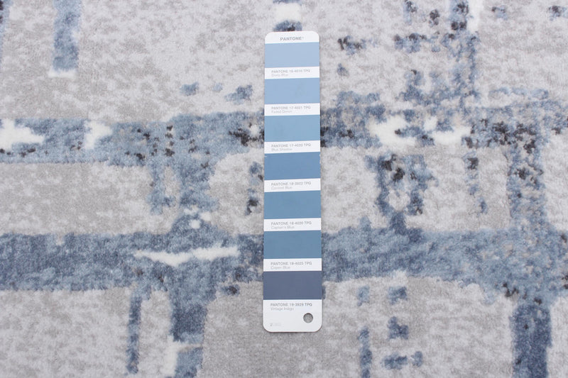 Carpette Jewel bleu clair - 5 pi 3 po x 7 pi 3 po