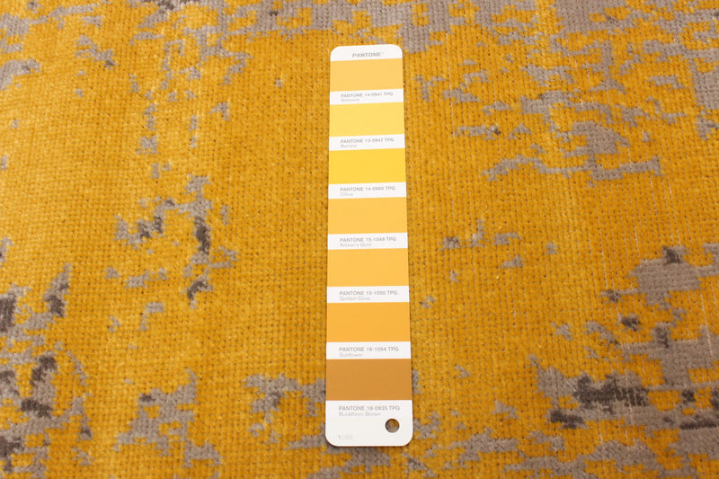 Carpette Mariam jaune 2 pi 8 po x 4 pi 11 po