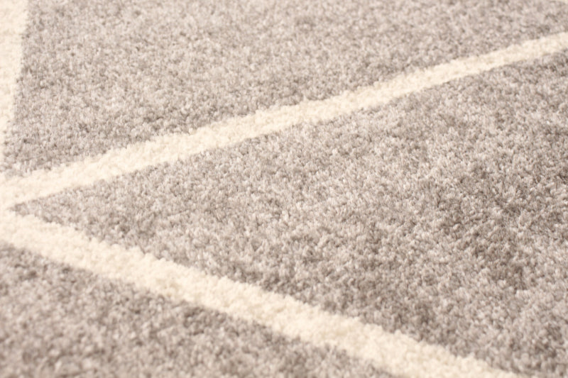 Carpette Anandi gris-ivoire - 5 pi 3 pox 7 pi 3 po