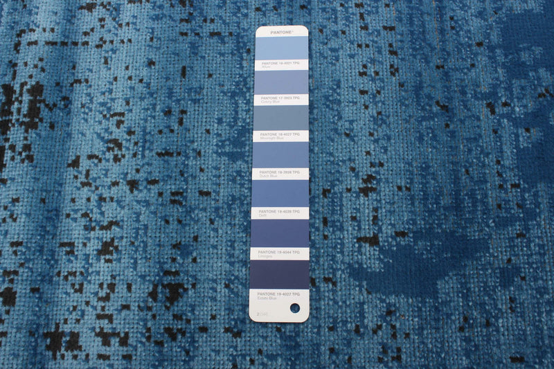 Carpette Janaki bleue 6 pi 7 po x 9 pi 6 po
