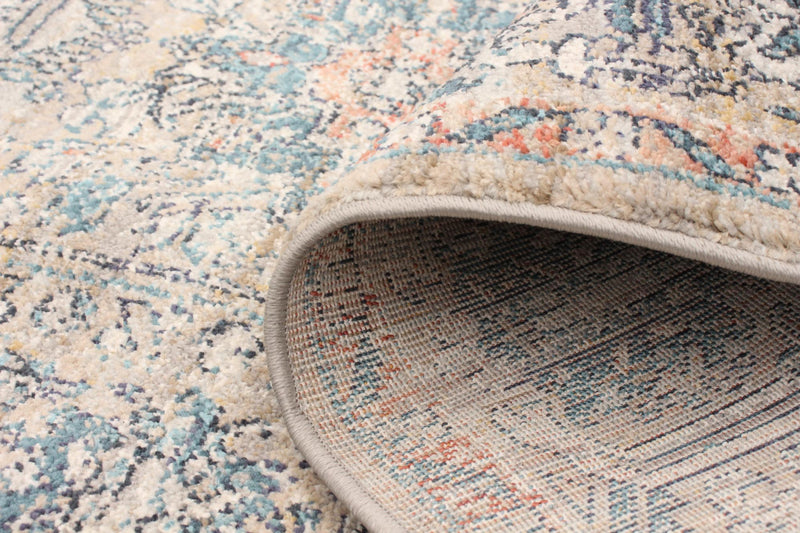 Carpette Bolivar Yalameh bleu-gris - 5 pi 0 pox 8 pi 0 po