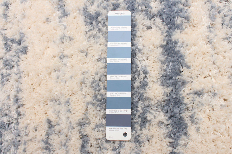  Carpette Kei crèmebleu clair - 3 pi 11 po x 5 pi 7 po