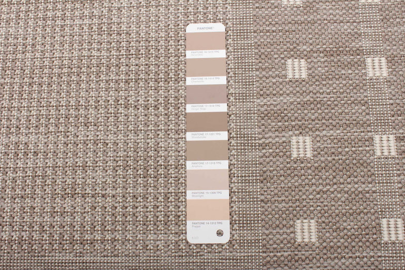 Carpette Clementine brun clair - 3 pi 3 po x 4 pi 7 po