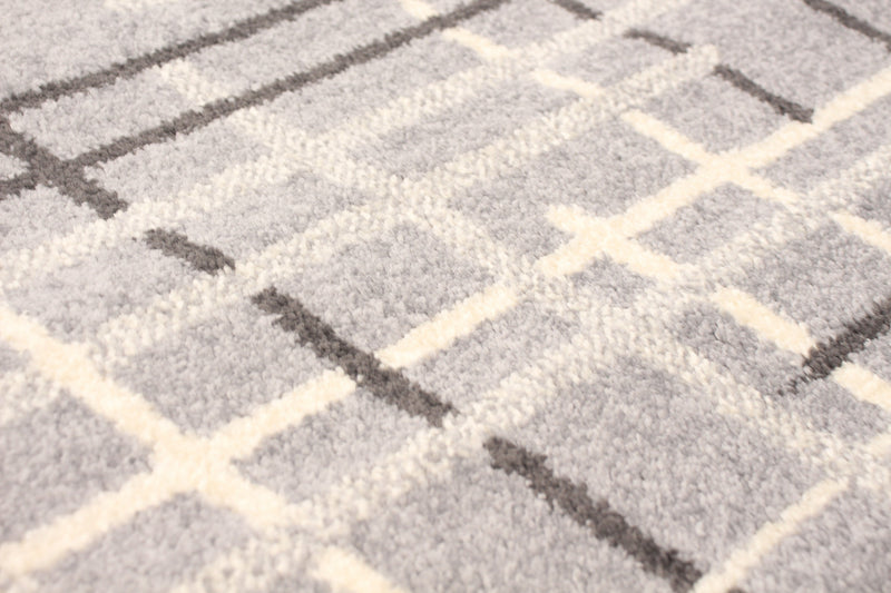 Carpette Taite argent - 3 pi 11 pox 5 pi 7 po