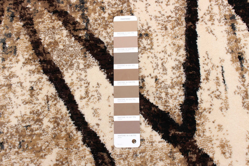 Carpette Cherokee doréechocolat - 7 pi 10 po x 10 pi 2 po