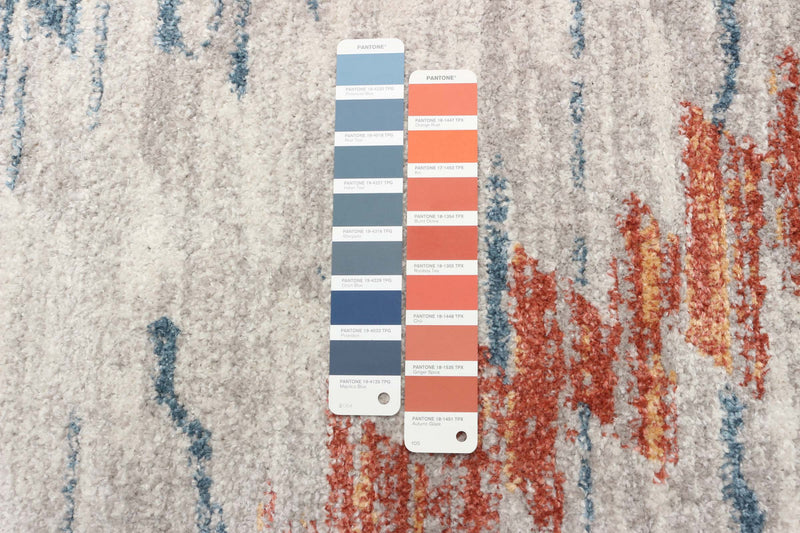  Carpette Vera Sun ivoirebleue - 5 pi 2 po x 7 pi 5 po