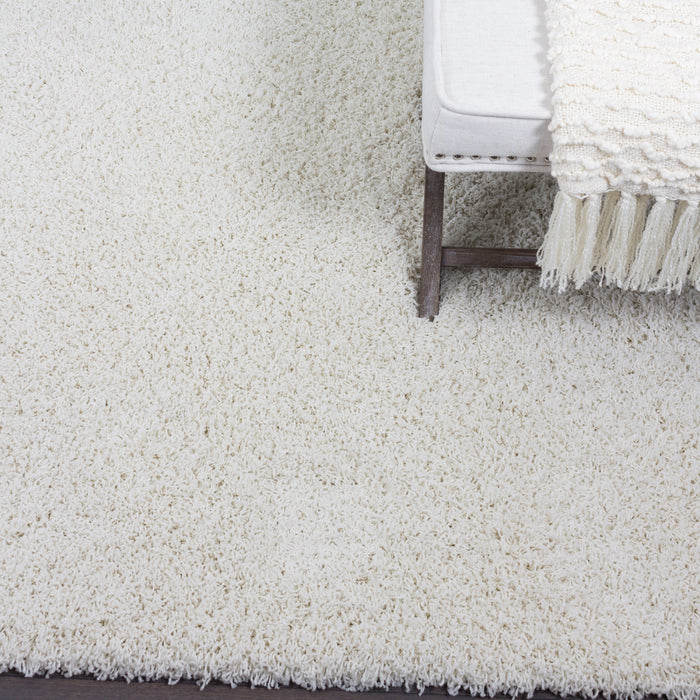 Carpette à poil long Victoria crème 3 x 5