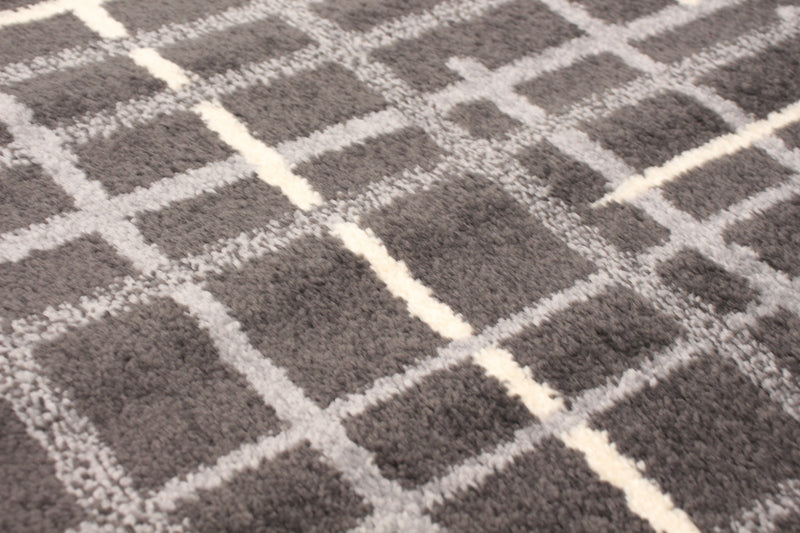 Carpette Taite anthracite - 3 pi 11 pox 5 pi 7 po