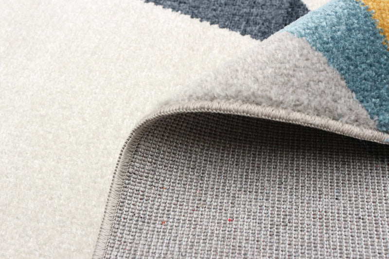 Carpette Gemma multicolore lavable à la machine - 2 pi 6 po x 8 pi 0 po