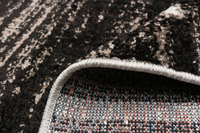  Carpette Vera Harmony noire - 5 pi 2 po x 7 pi 5 po