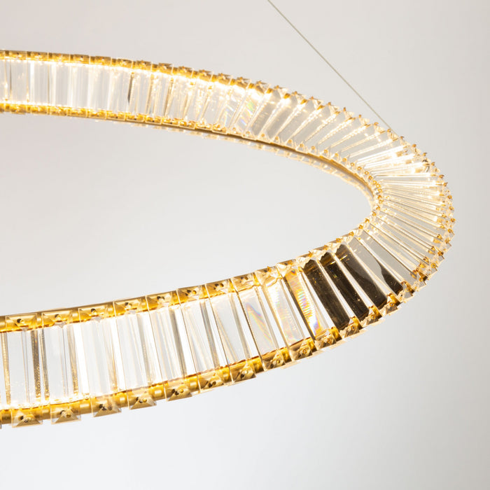 Luminaire suspendu Stella laiton brossé à DEL de 60 W