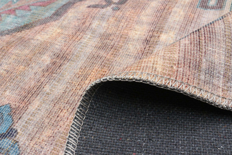 Carpette Kashkuli orange clair 5 pi 3 po x 8 pi 0 po