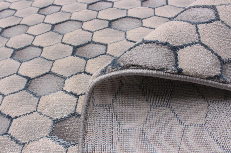 Carpette Ranger grise/bleue 6 pi 7 po x 9 pi 6 po