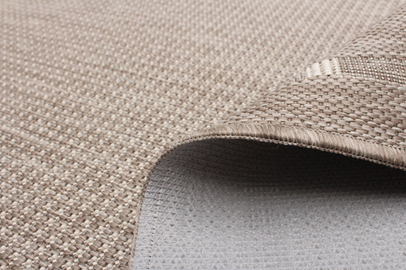 Carpette Clementine brun clair - 4 pi 4 po x 6 pi 5 po