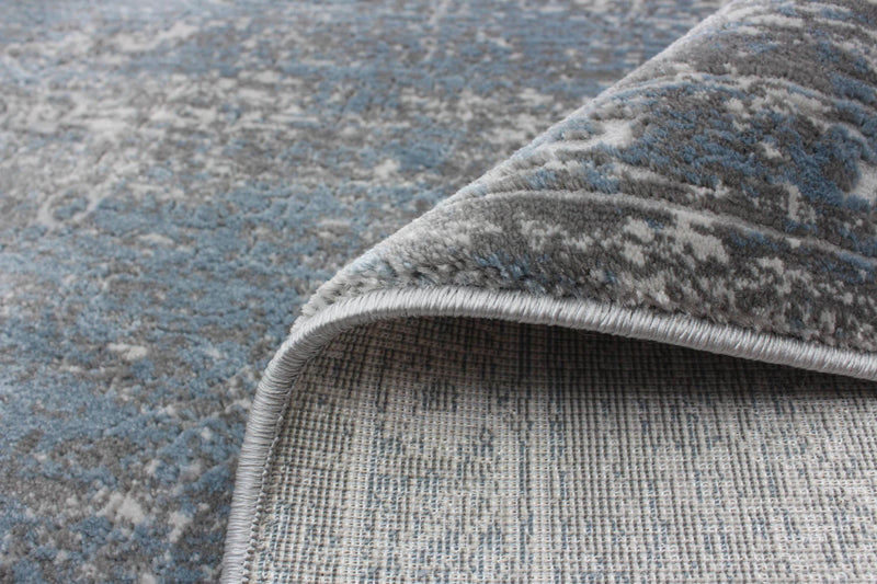 Carpette Dayna bleuegrise 6 pi 7 po x 9 pi 6 po