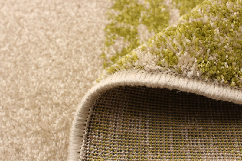 Carpette Ellegance ivoirevert 6 pi 7 po x 9 pi 6 po